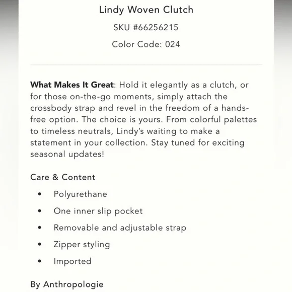 Lindy Woven Clutch by Anthropologie - Picture 4 of 9